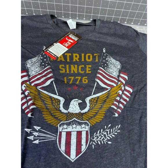 Nine Line Apparel Women's "Patriot Since 1776" T-Shirt XL Navy Blue - Picture 2 of 7